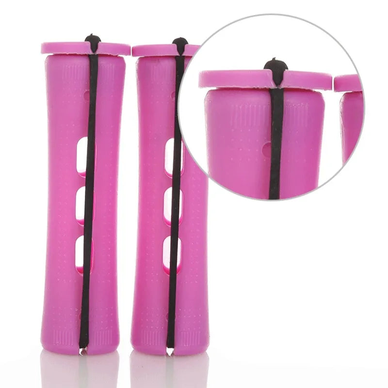 24 Pieces Of Perm Curling Rods 4 Sizes Of Curling Irons Plastic Cold Wave Rods Perming Rods Curling Irons Hair Styling Tools