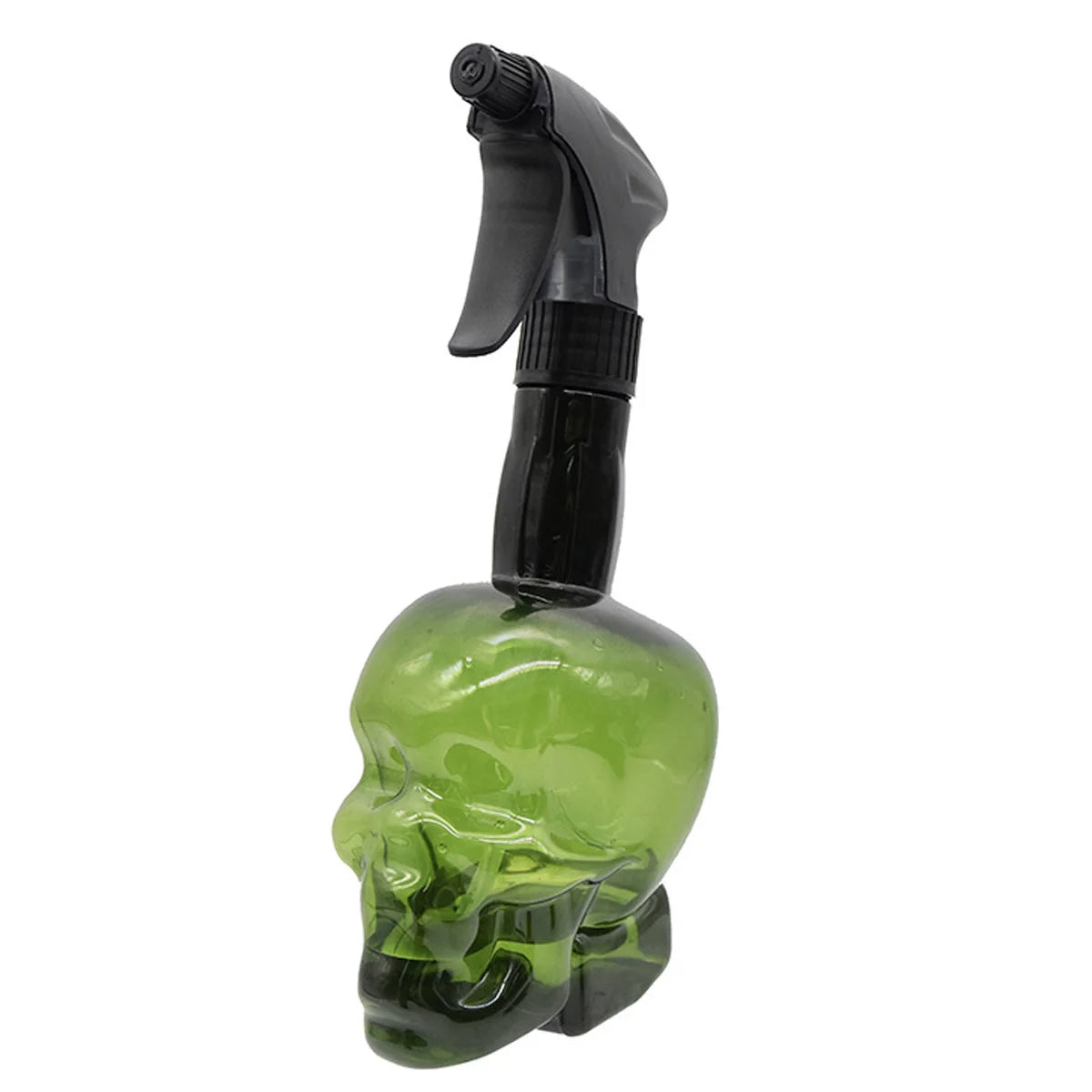 Barber Continuous Spray Bottle Hairdressing Fine Mist Watering Can Skull Shape Refillable Container Hair Stylist Tools