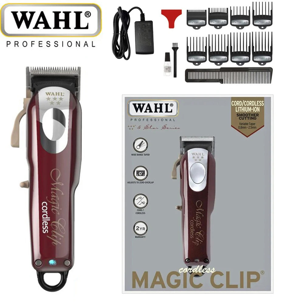 Wahl  Professional  Magic Clip Legend Barber Cordless Hair Clipper&Detailer Li Trimmer&Vanish Shaver For Barbers