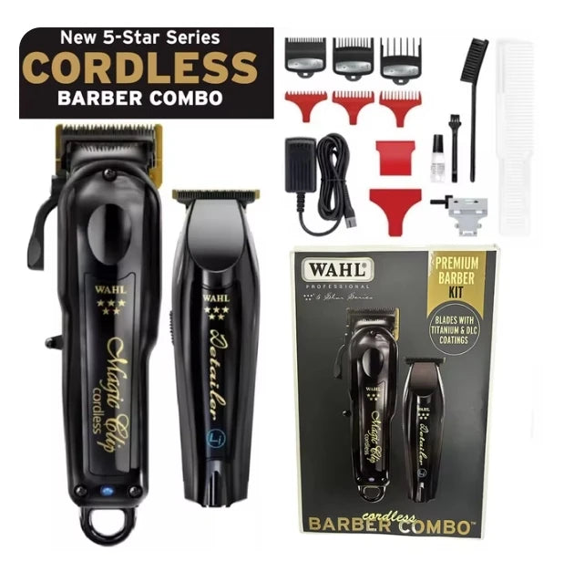 Wahl  Professional  Magic Clip Legend Barber Cordless Hair Clipper&Detailer Li Trimmer&Vanish Shaver For Barbers