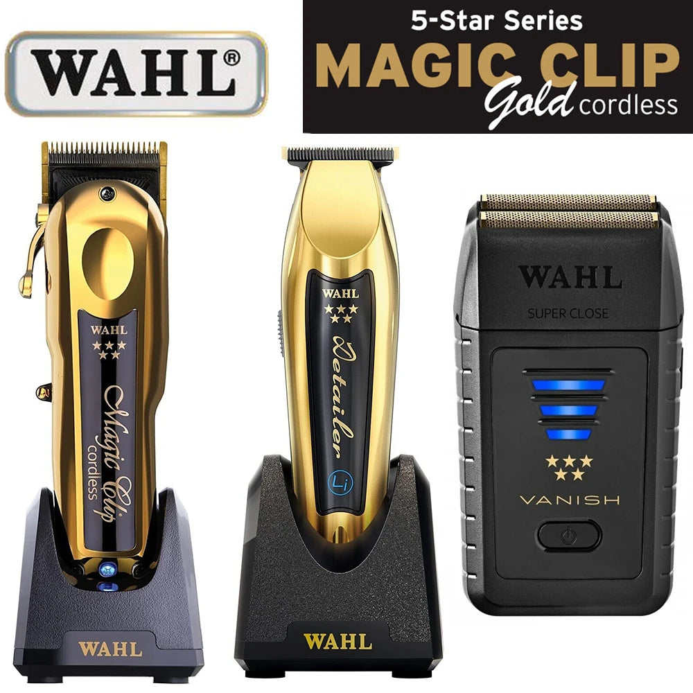 Wahl  Professional  Magic Clip Legend Barber Cordless Hair Clipper&Detailer Li Trimmer&Vanish Shaver For Barbers