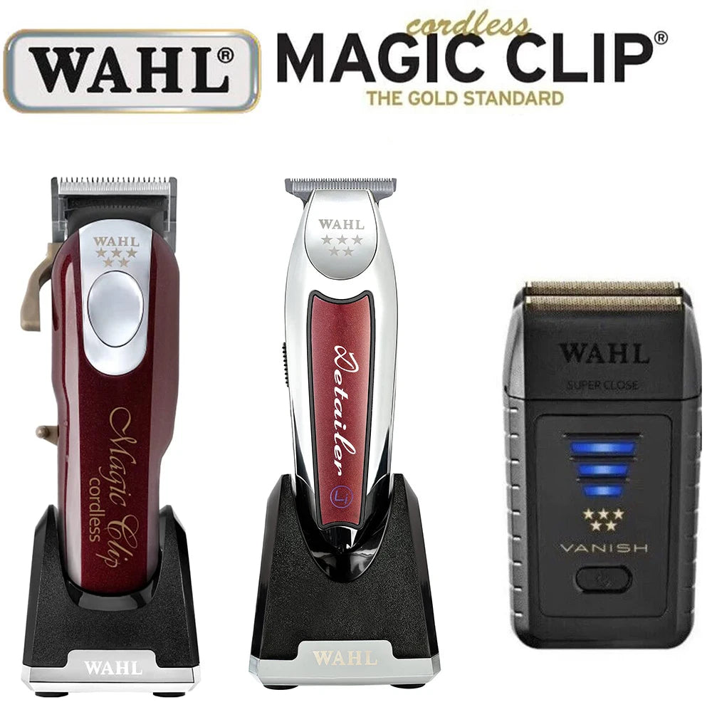 Wahl  Professional  Magic Clip Legend Barber Cordless Hair Clipper&Detailer Li Trimmer&Vanish Shaver For Barbers