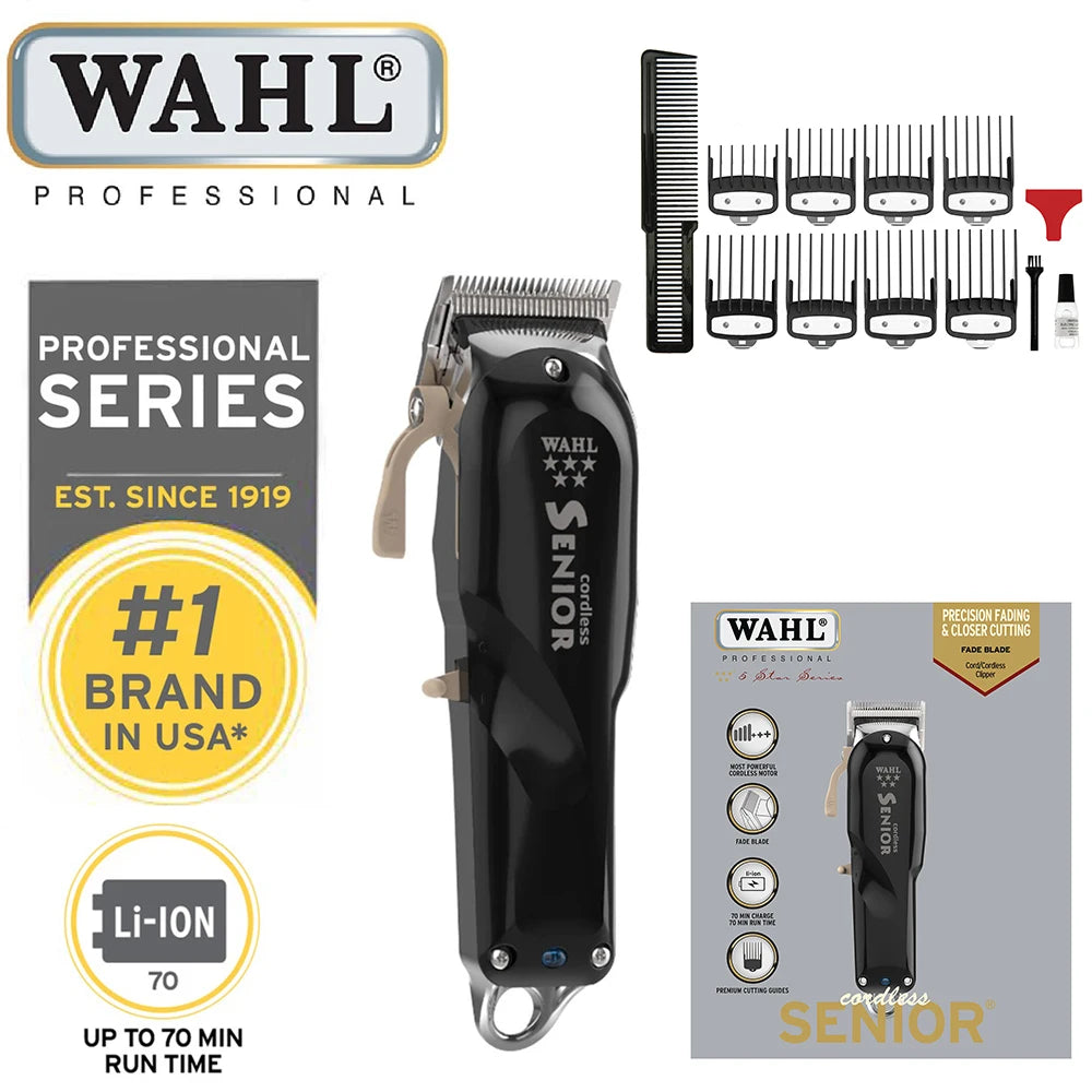 Wahl  Professional  Magic Clip Legend Barber Cordless Hair Clipper&Detailer Li Trimmer&Vanish Shaver For Barbers